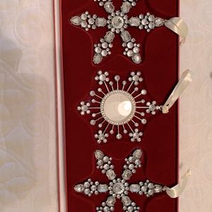Pottery Barn set of 3 decorations